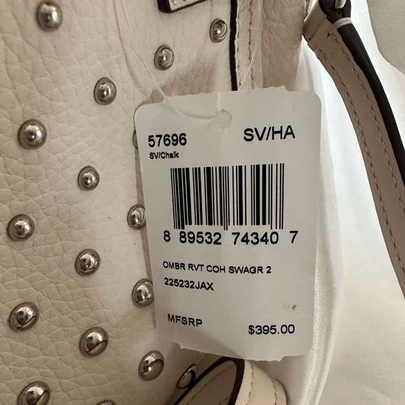 Coach Swagger 21 in Pebble Leather with Ombré Rivets Bag - Picture 5 of 6